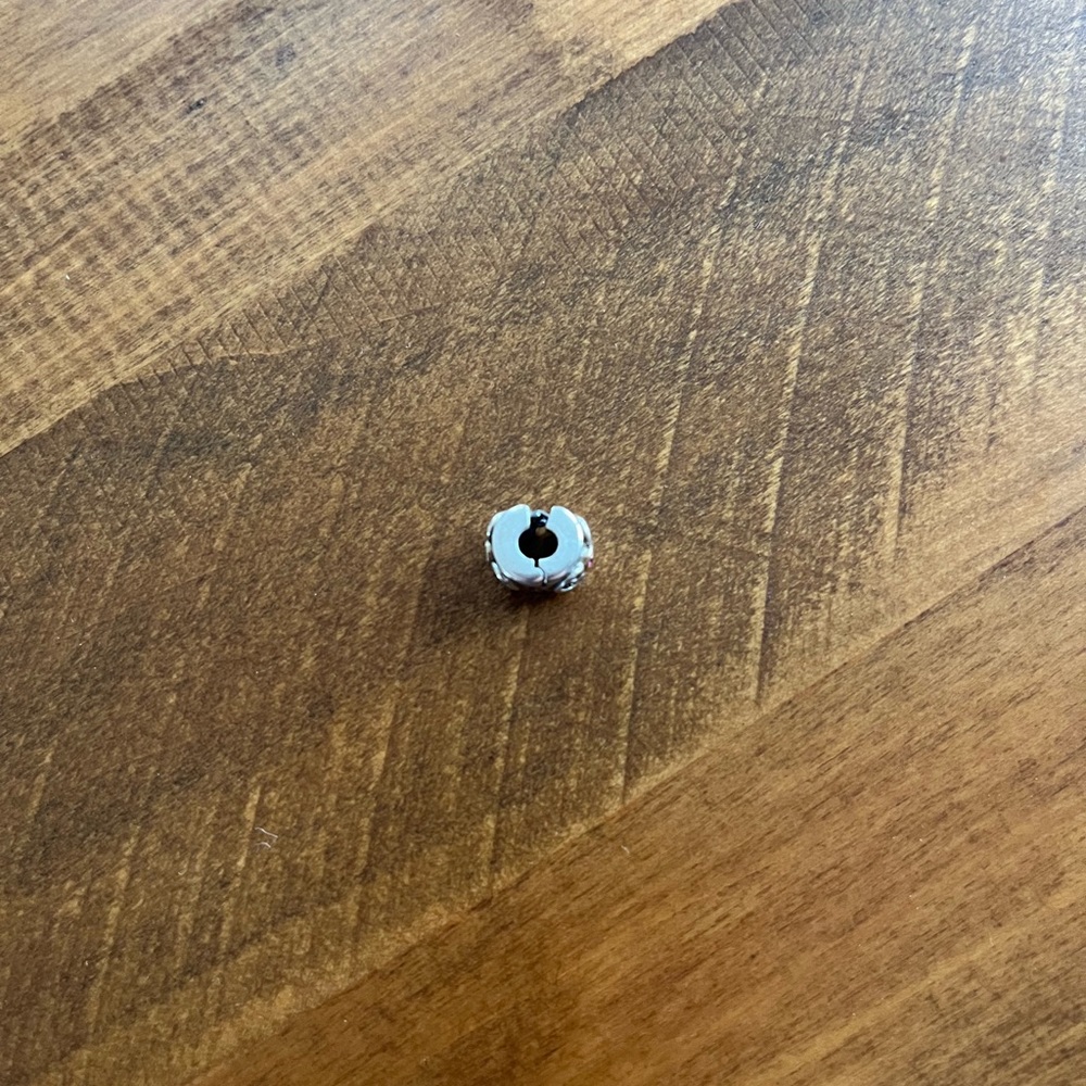 Pandora Double Scroll Heart Charm - image 4